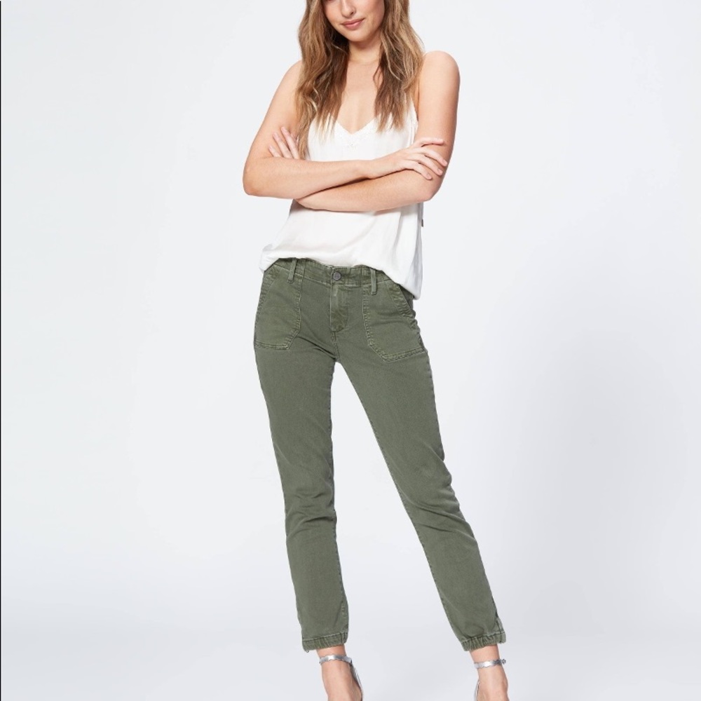 Paige Mayslie Jogger - Vintage Ivy Green